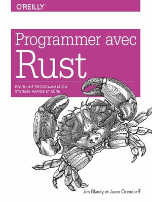 cover image of Programmer avec Rust--pour une programmation système rapide et sûre--collection O'Reilly